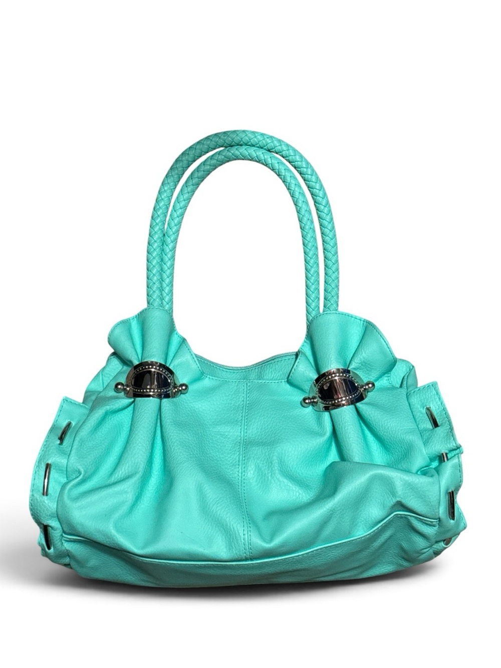 Cato Braided Handle Purse & Wallet Set
